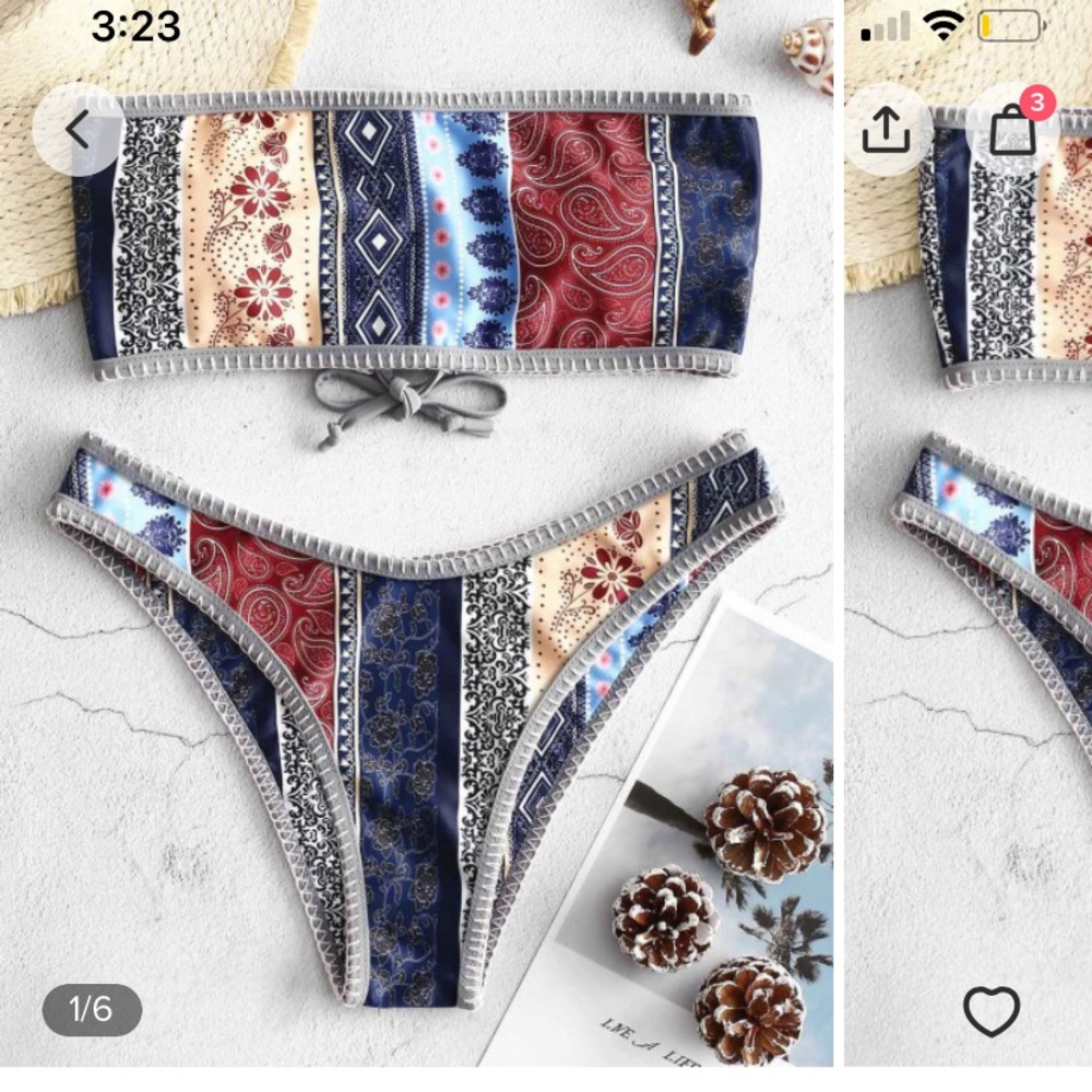 ZAFUL Bathing Suit Small